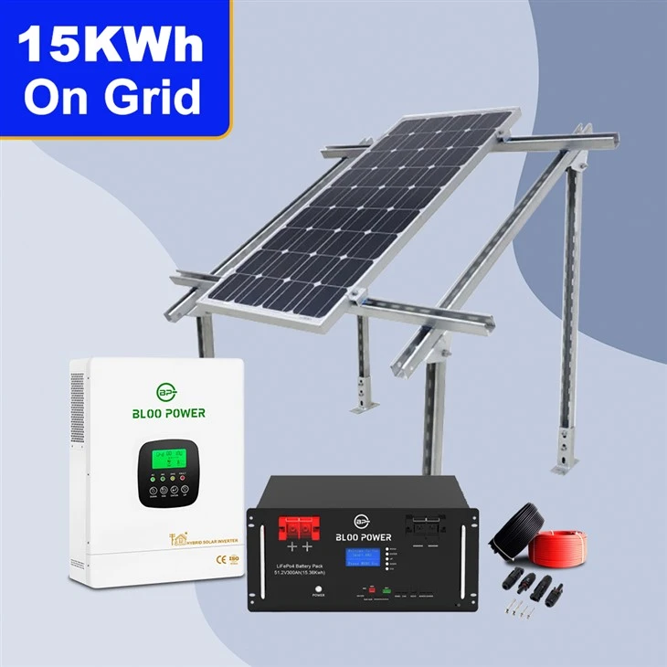 Eco-Friendly Solar Energy System On-grid Off-grid BESS Ground Mount Solar Panel