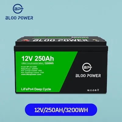 12V 250Ah litiumjonbatteri
