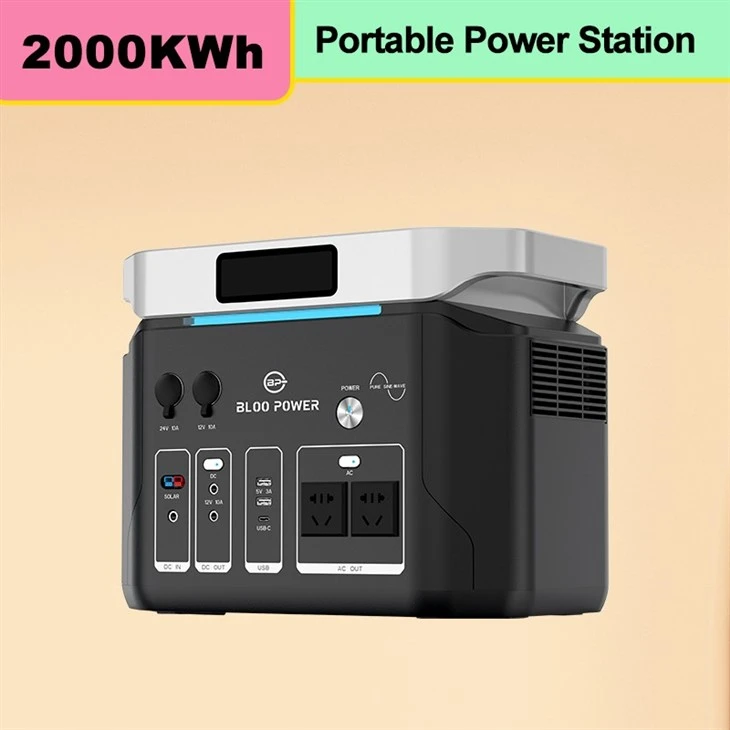 2000W Portable Power Supply Large Capacity