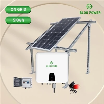 Komplett solcellsbatteri hem energilagring med 5 KWh kapacitetssystem