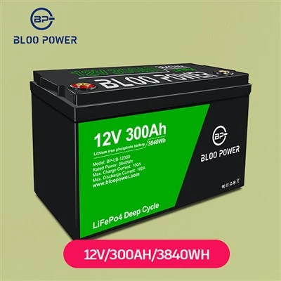 Långvarigt litiumbatteri 12V 300Ah för UPS-backupsystem